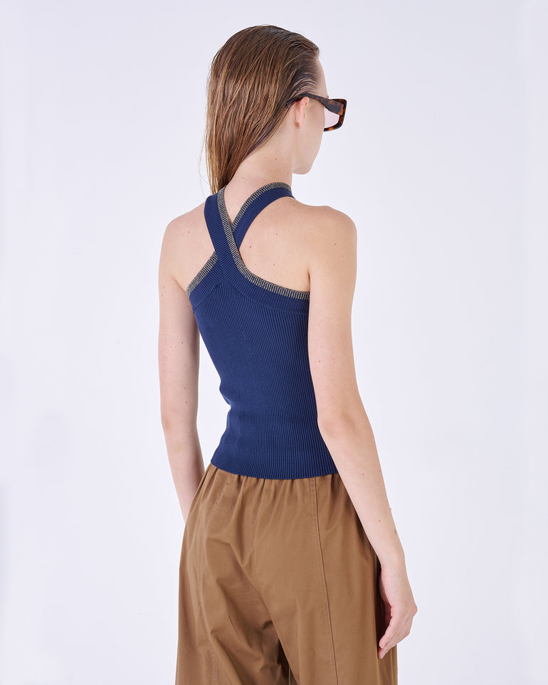 Silvian Heach Top A Coste Incrociato