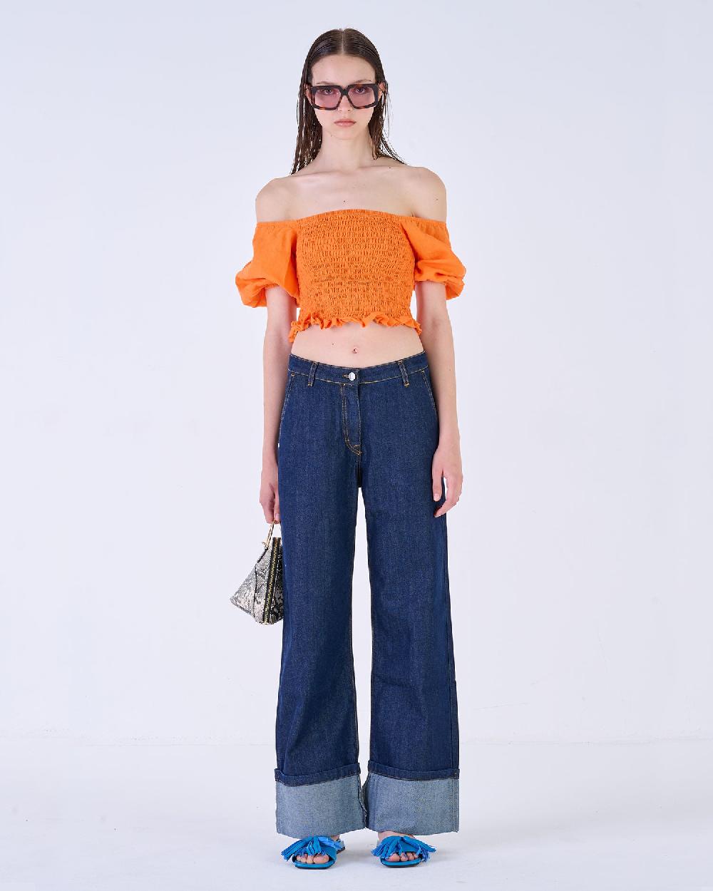 Silvian Heach Top Con Elastico Arricciato