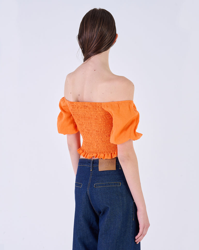 Silvian Heach Top Con Elastico Arricciato