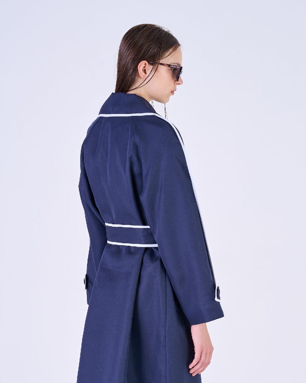 Silvian Heach Trench Con Bordi A Contrasto