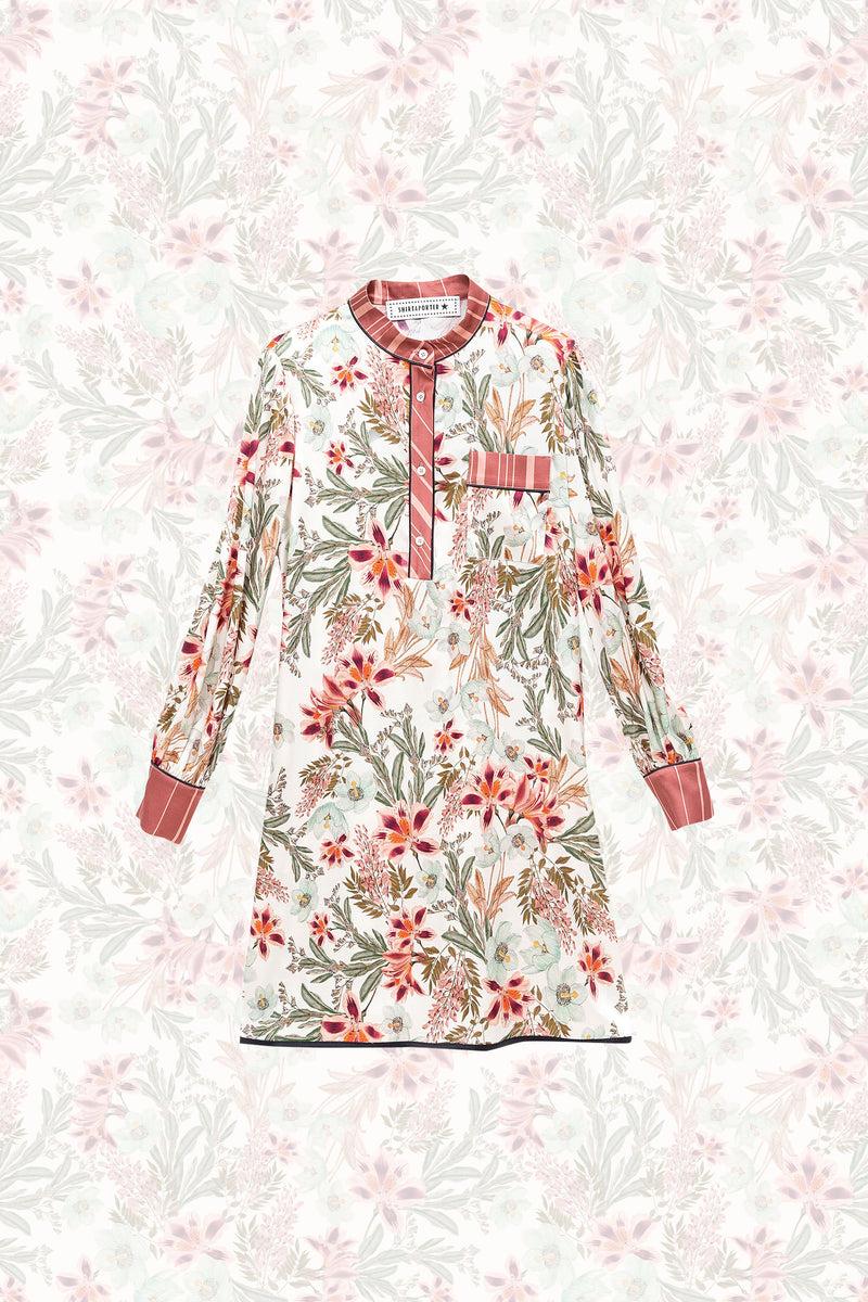 Shirtaporter Abito Corto Florence Garden