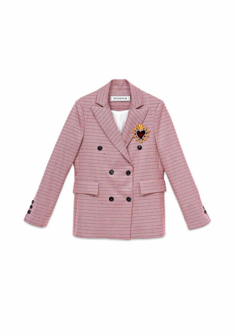 Shirtaporter Blazer Doppiopetto In Pied-de-Poule