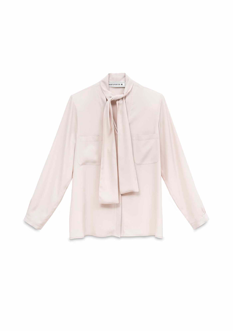 Shirtaporter CAMICIA CON FIOCCO E TASCHE