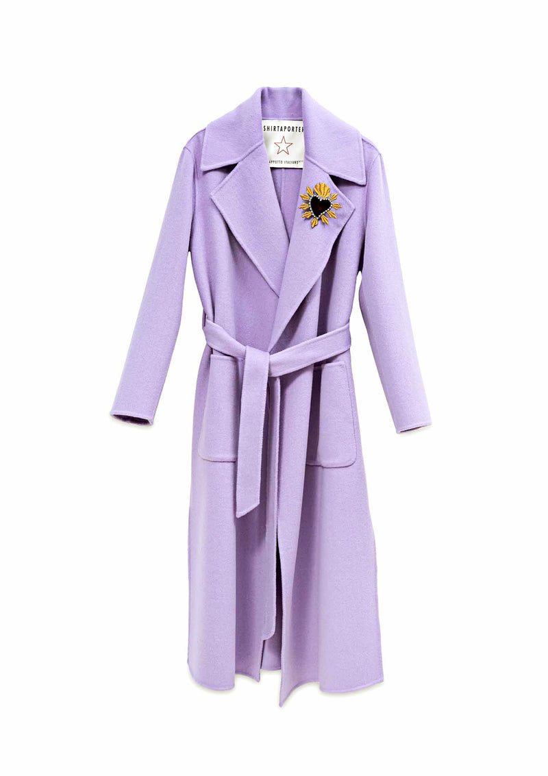 Shirtaporter CAPPOTTO VESTAGLIA C/SPILLA