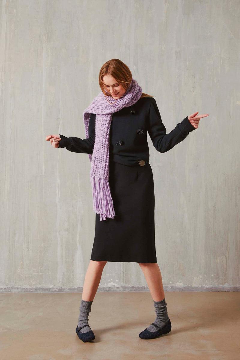 Shirtaporter FELPA GIROCOLLO CON RICAMI