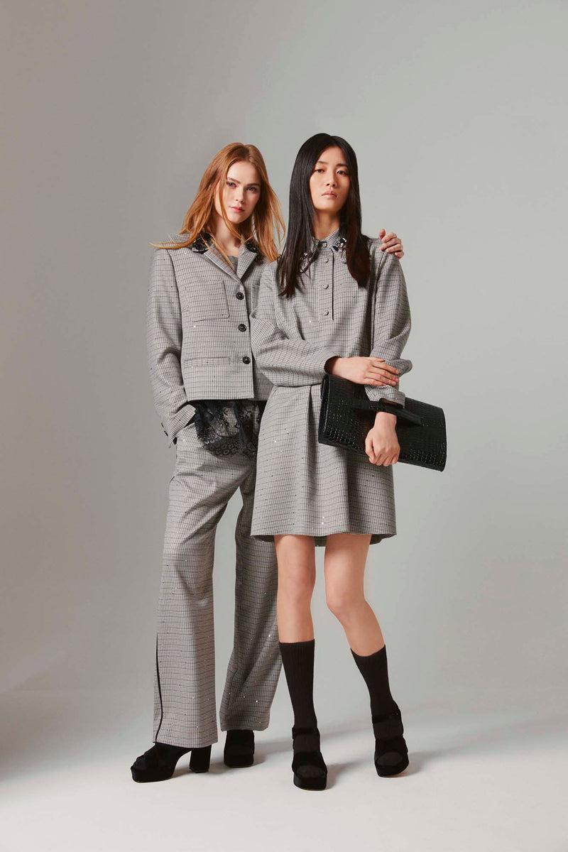 Shirtaporter Giacca Boxy Con Spille