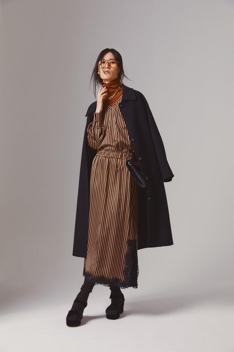 Shirtaporter GONNA LONGUETTE CON PIZZO