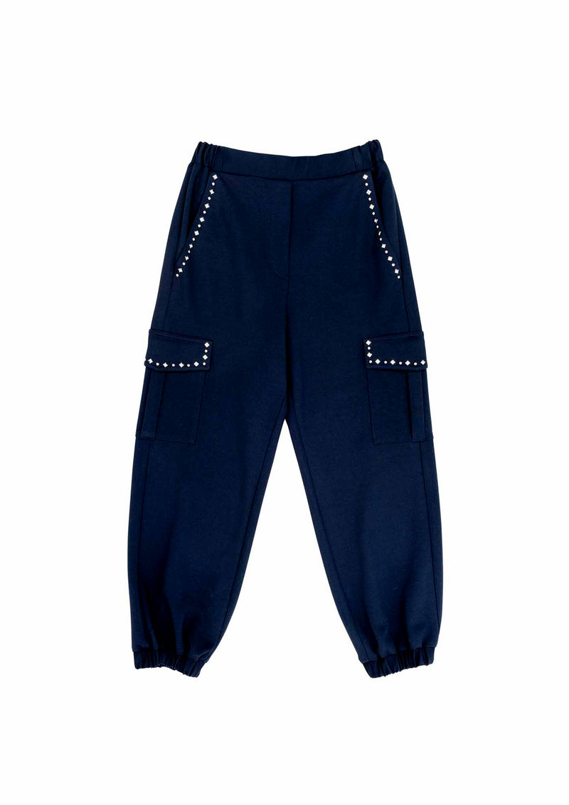 Shirtaporter PANTALONE CARGO CON STUDS