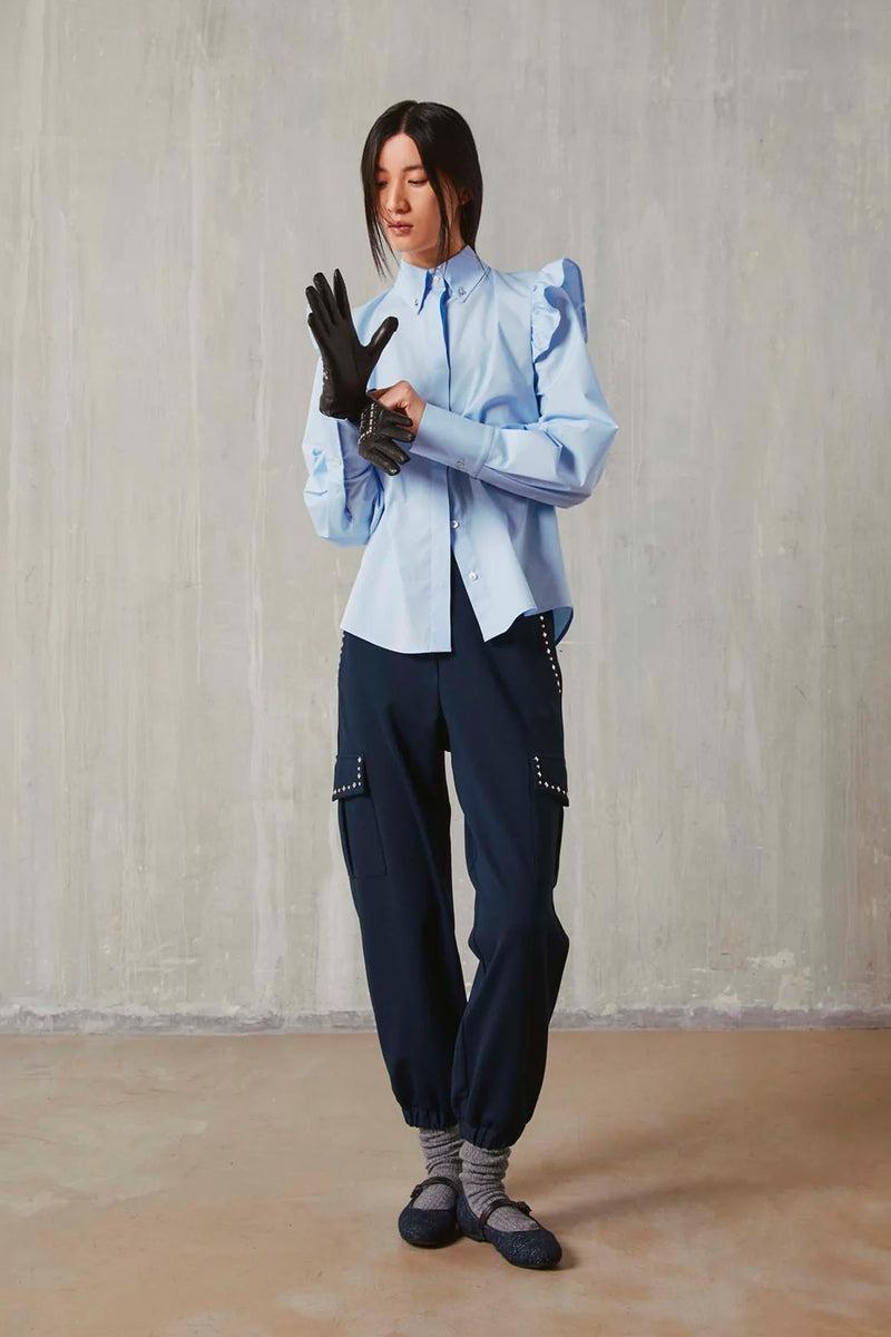 Shirtaporter PANTALONE CARGO CON STUDS