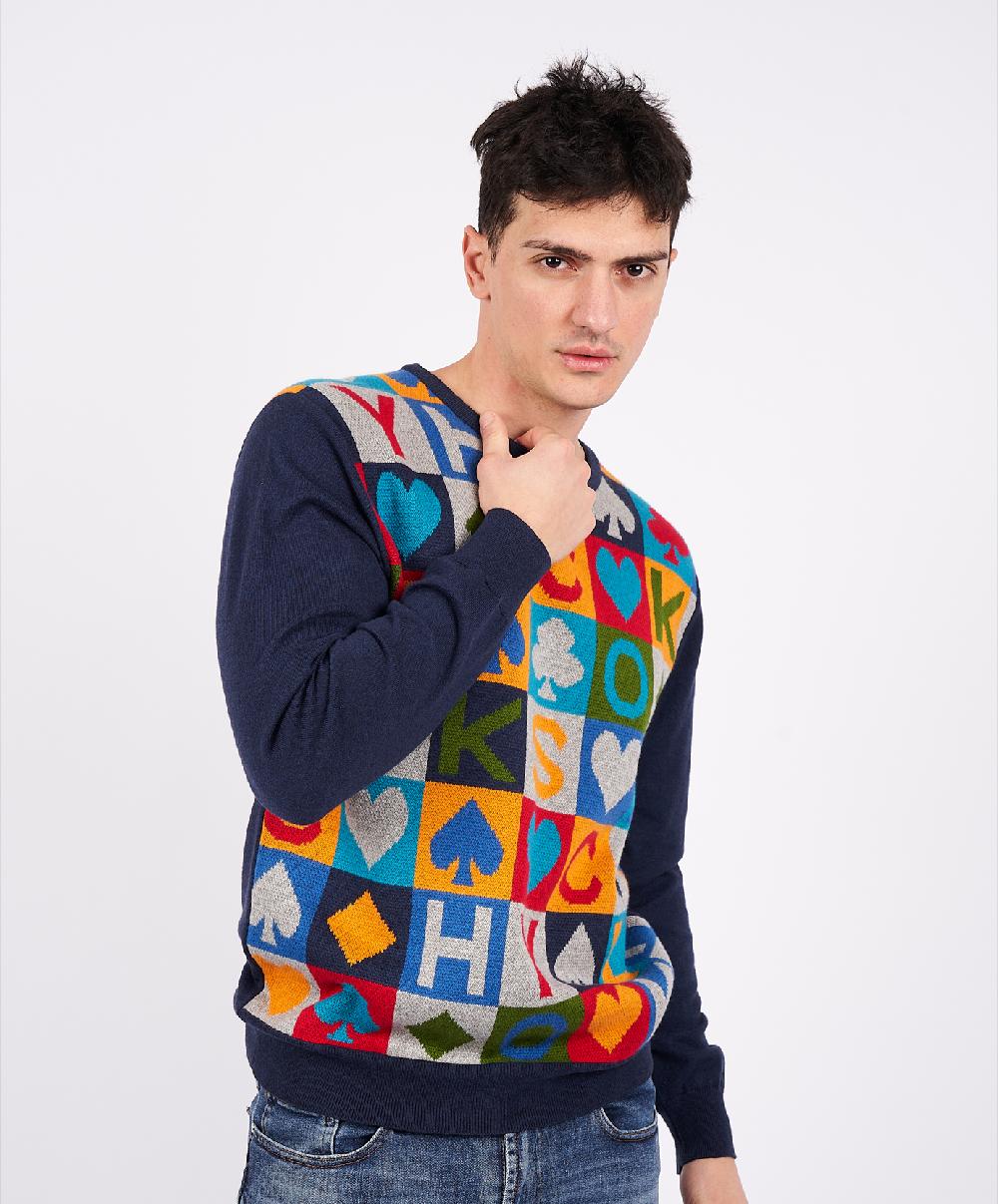 Shockly CARD-ROUND Navy