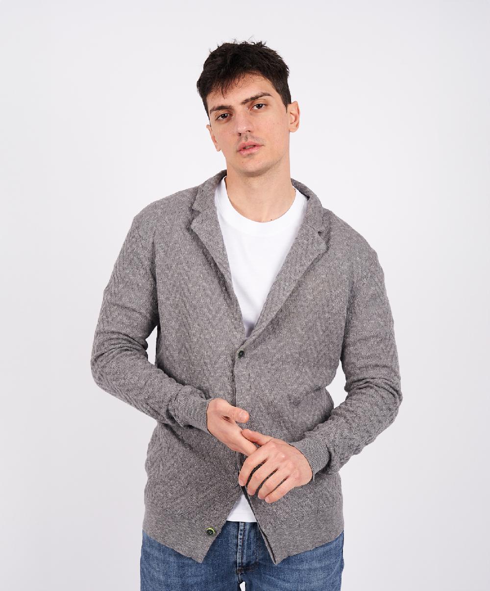 Shockly FISHBONE-CARDIGAN Grey