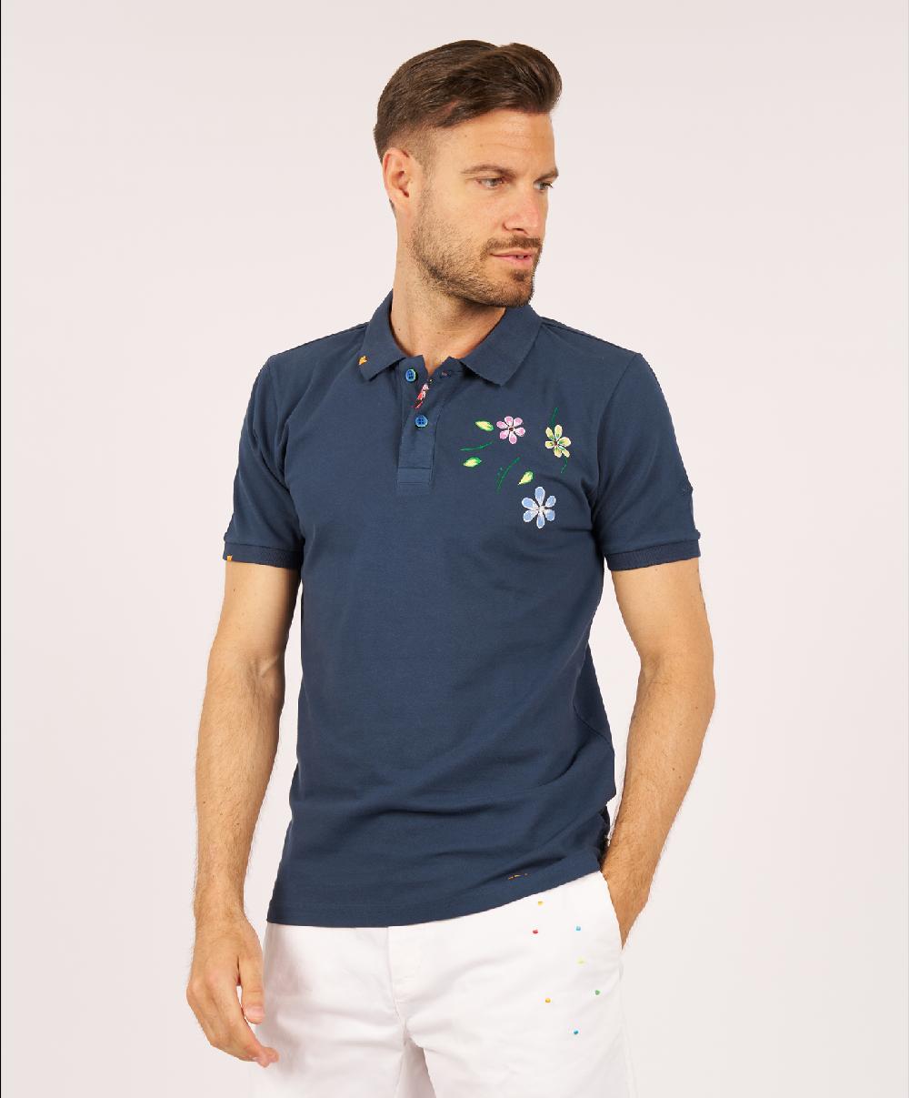 Shockly POLO-HAND-FLOWER Blu