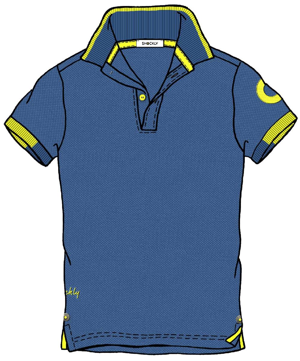 Shockly POLO-LOGO Blue