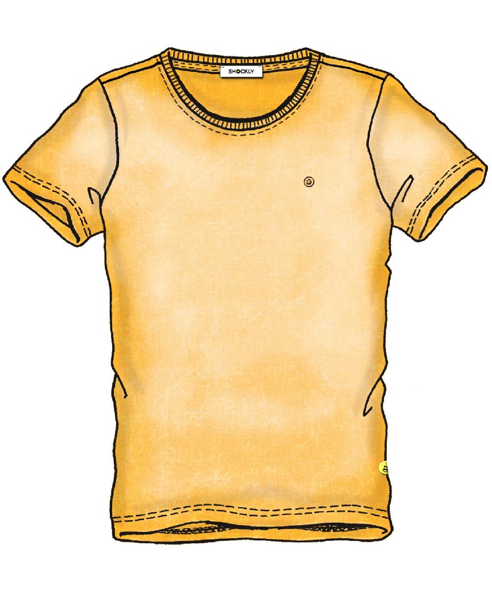 Shockly T-SHIRT-CLEAN Orange-Fluo
