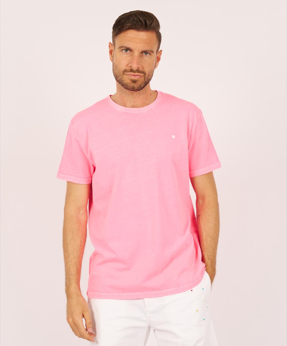 Shockly T-SHIRT-CLEAN Pink-Fluo