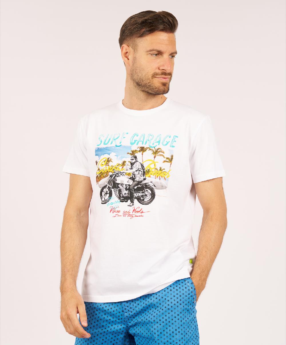 Shockly T-SHIRT-GARAGE White