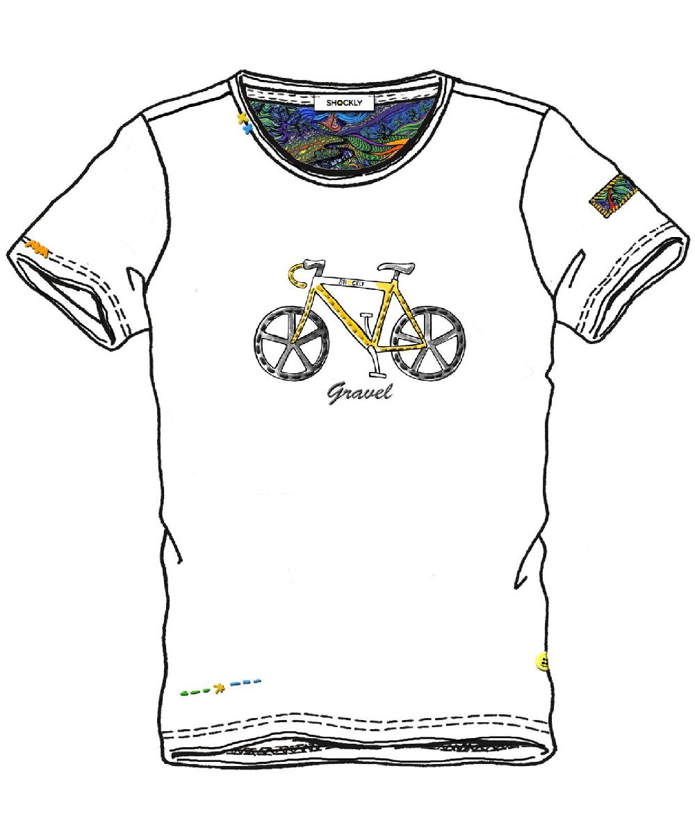 Shockly T-SHIRT-HAND-GRAVEL White