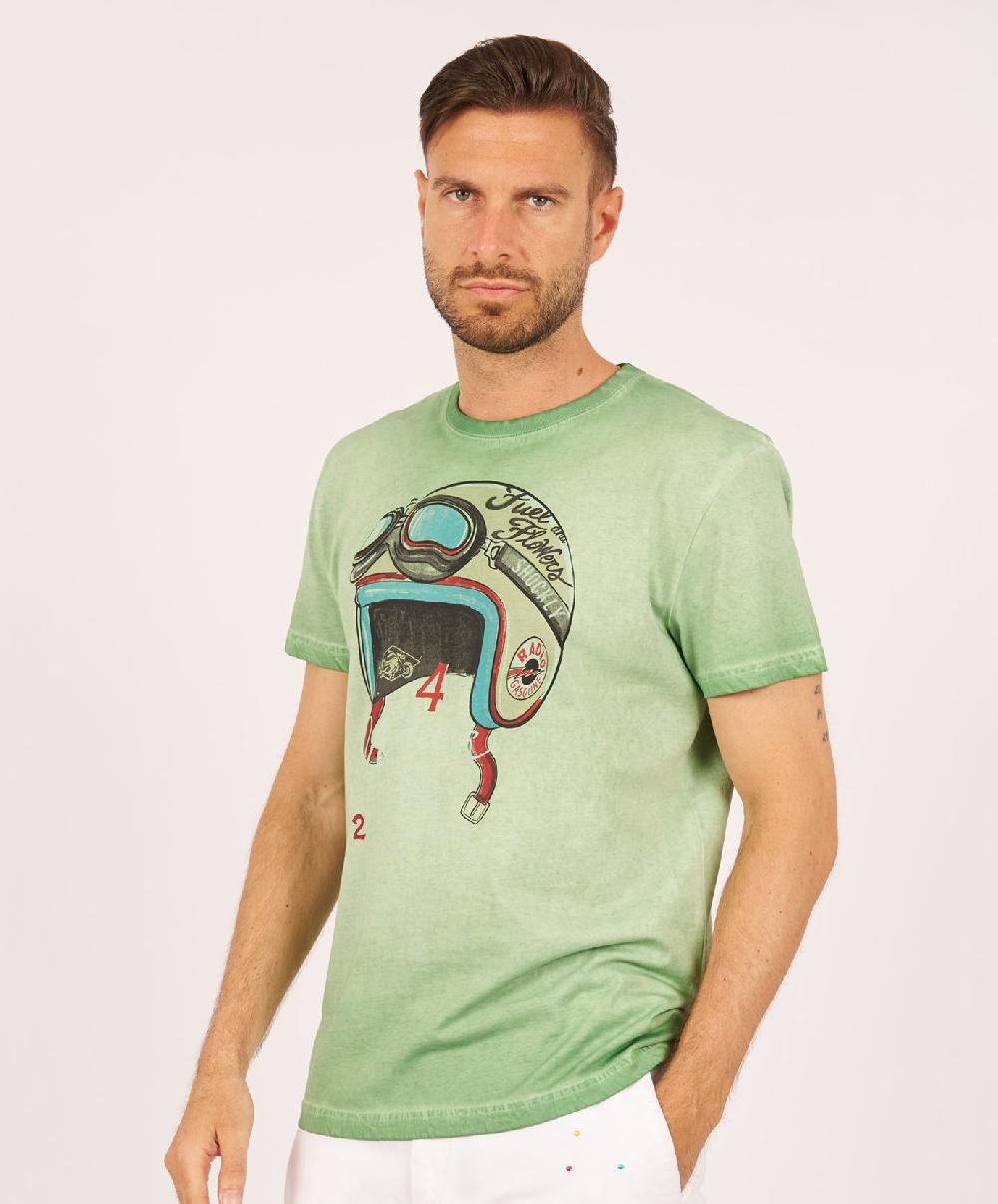 Shockly T-SHIRT-HELMET Green