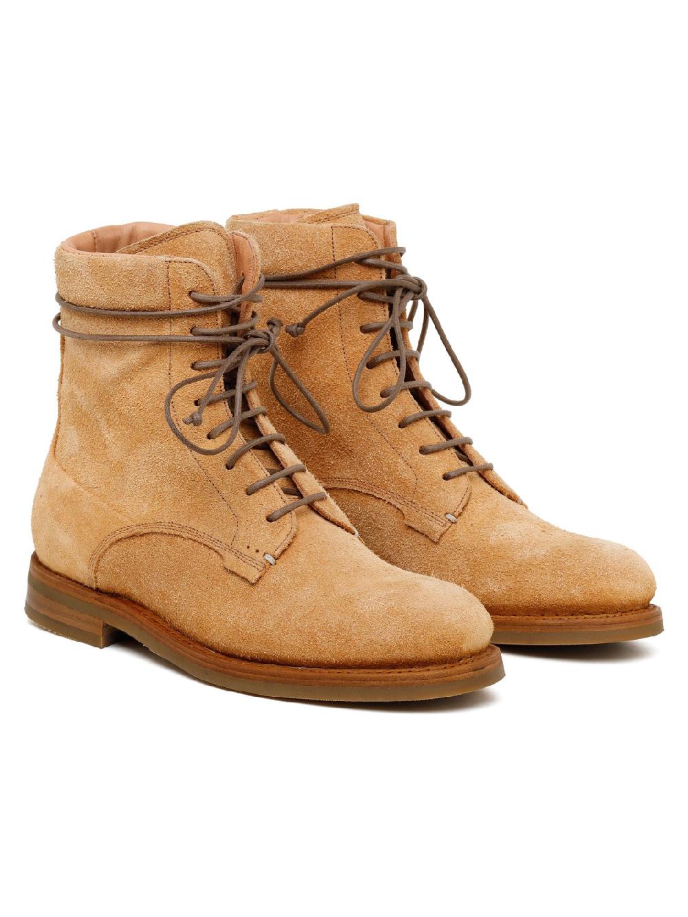 Silvano Sassetti Courmayer Stivaletti In Suede Color Brandy