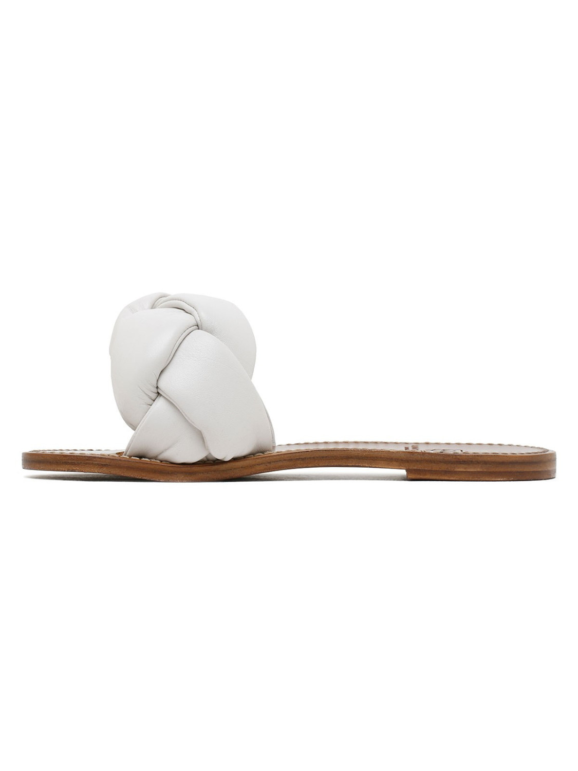 Silvano Sassetti Sandali In Pelle Intrecciata Bianca