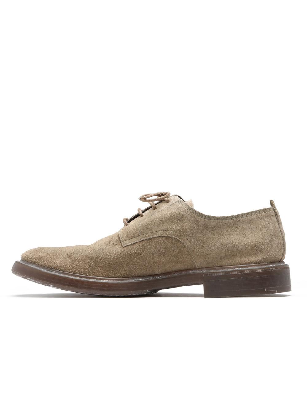 Silvano Sassetti Scarpe Allacciate In Suede Color Tortora