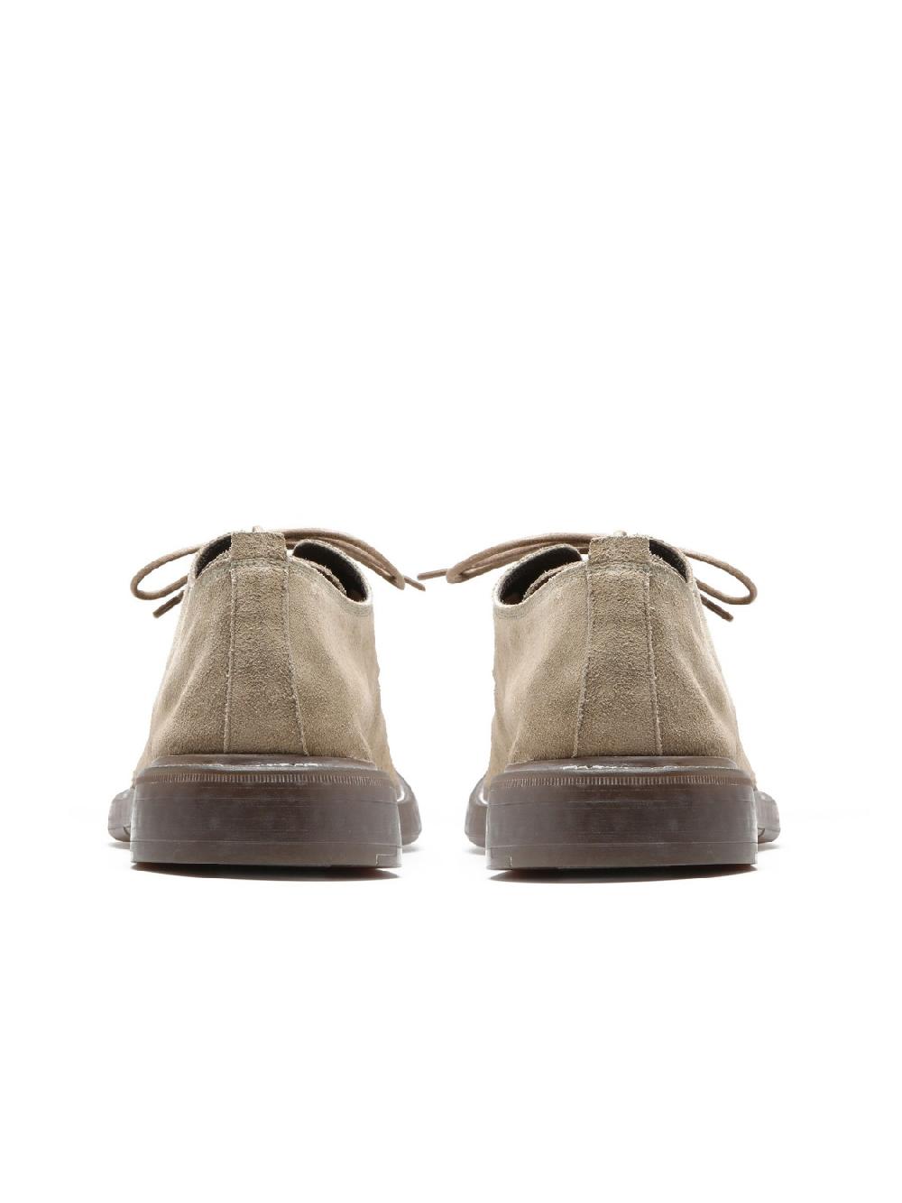 Silvano Sassetti Scarpe Allacciate In Suede Color Tortora