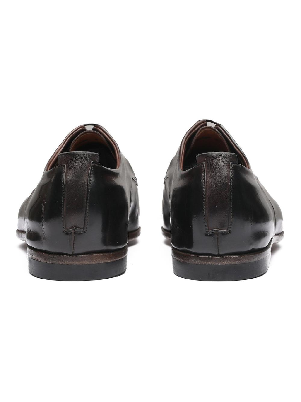 Silvano Sassetti Scarpe Derby In Pelle Marrone Scuro