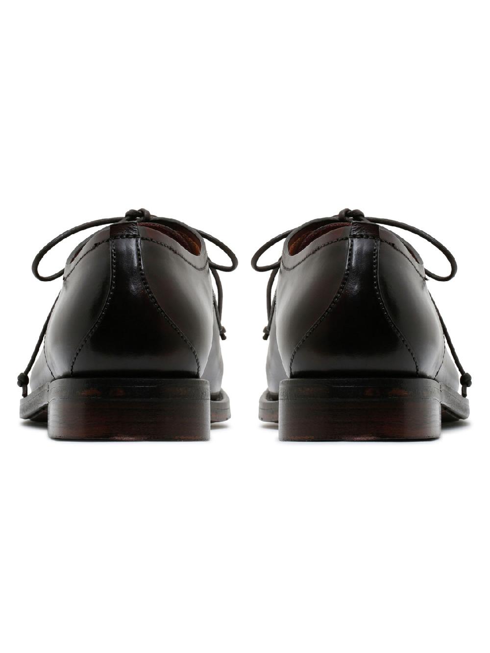 Silvano Sassetti Derby In Pelle Marrone Scuro