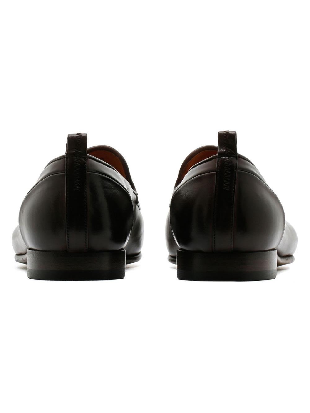 Silvano Sassetti Mocassini In Cuoio Testa Di Moro