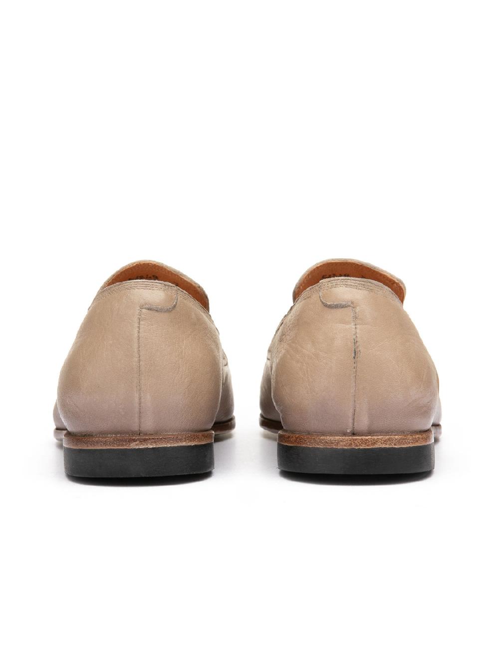 Silvano Sassetti Mocassini In Pelle Color Crema