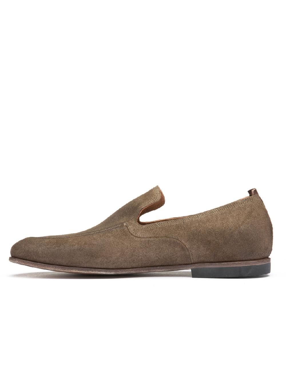 Silvano Sassetti Mocassini In Suede Color Taupe