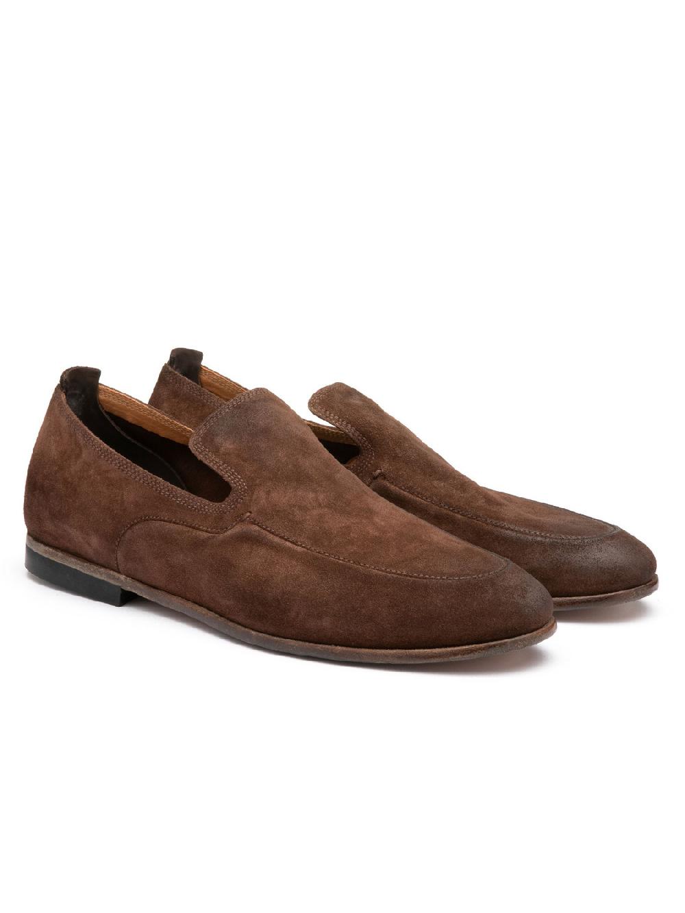 Silvano Sassetti Mocassini In Suede Marrone