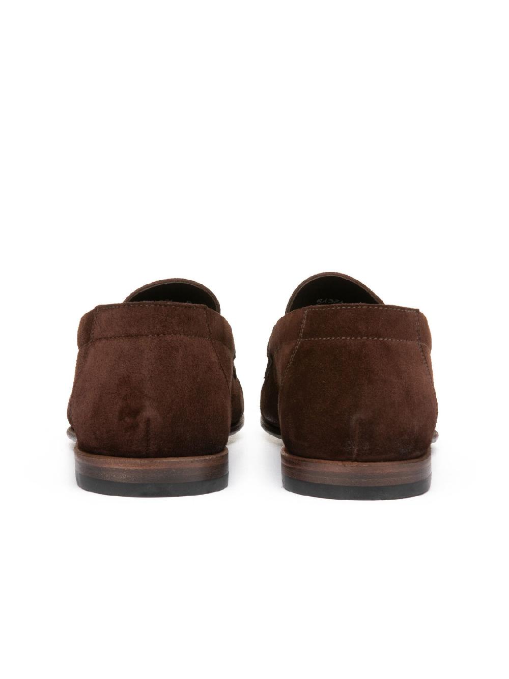 Silvano Sassetti Mocassini Penny In Suede Marrone