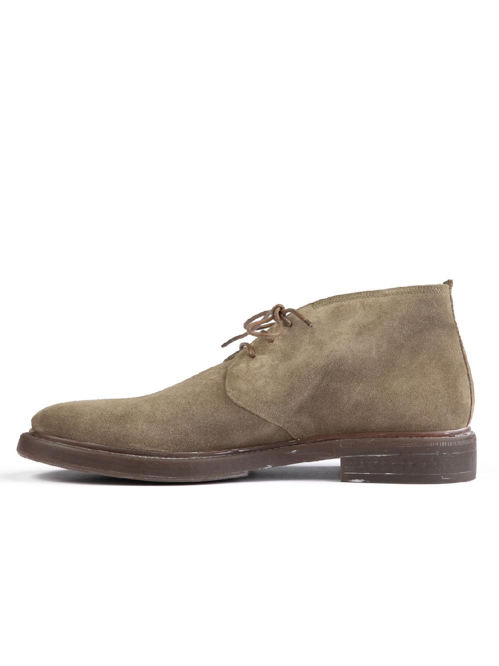 Silvano Sassetti Polacchini In Suede Color Tortora