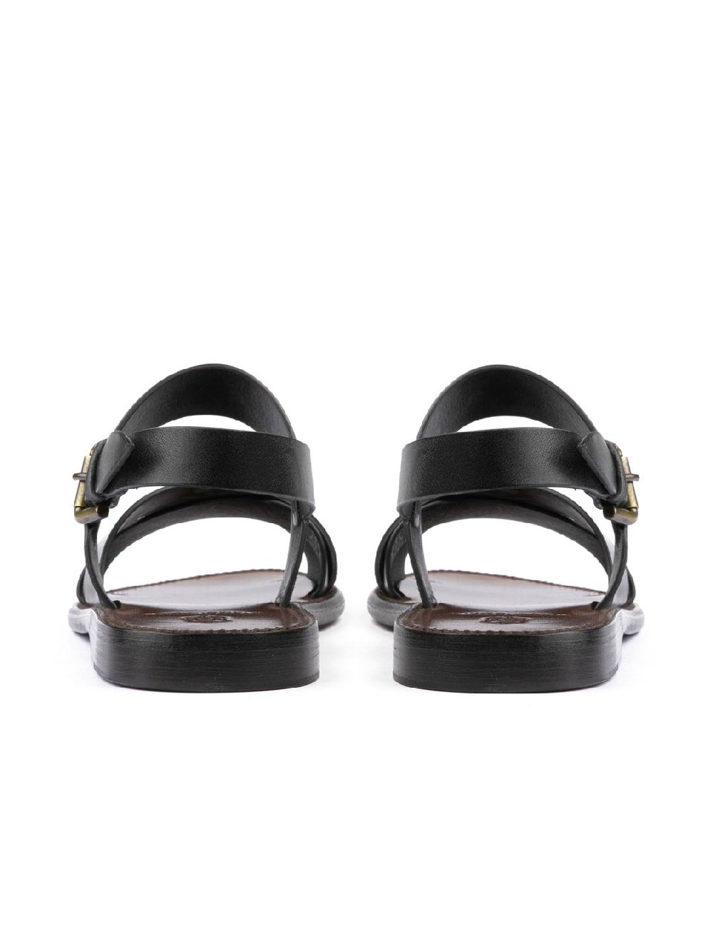 Silvano Sassetti Sandali In Pelle Nera
