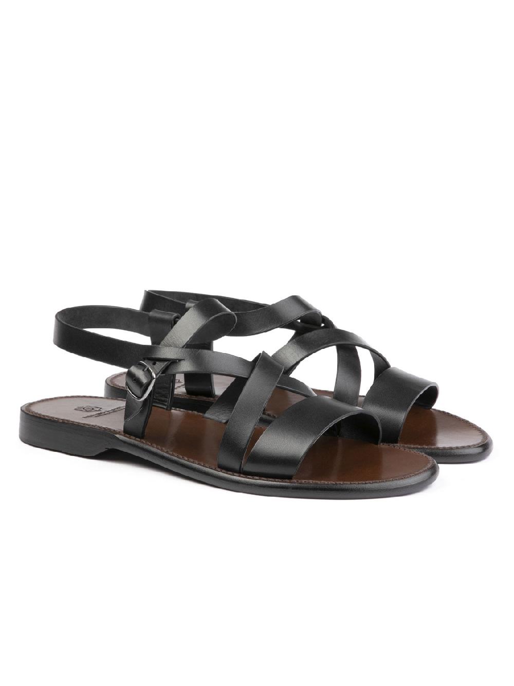 Silvano Sassetti Sandali In Pelle Nera