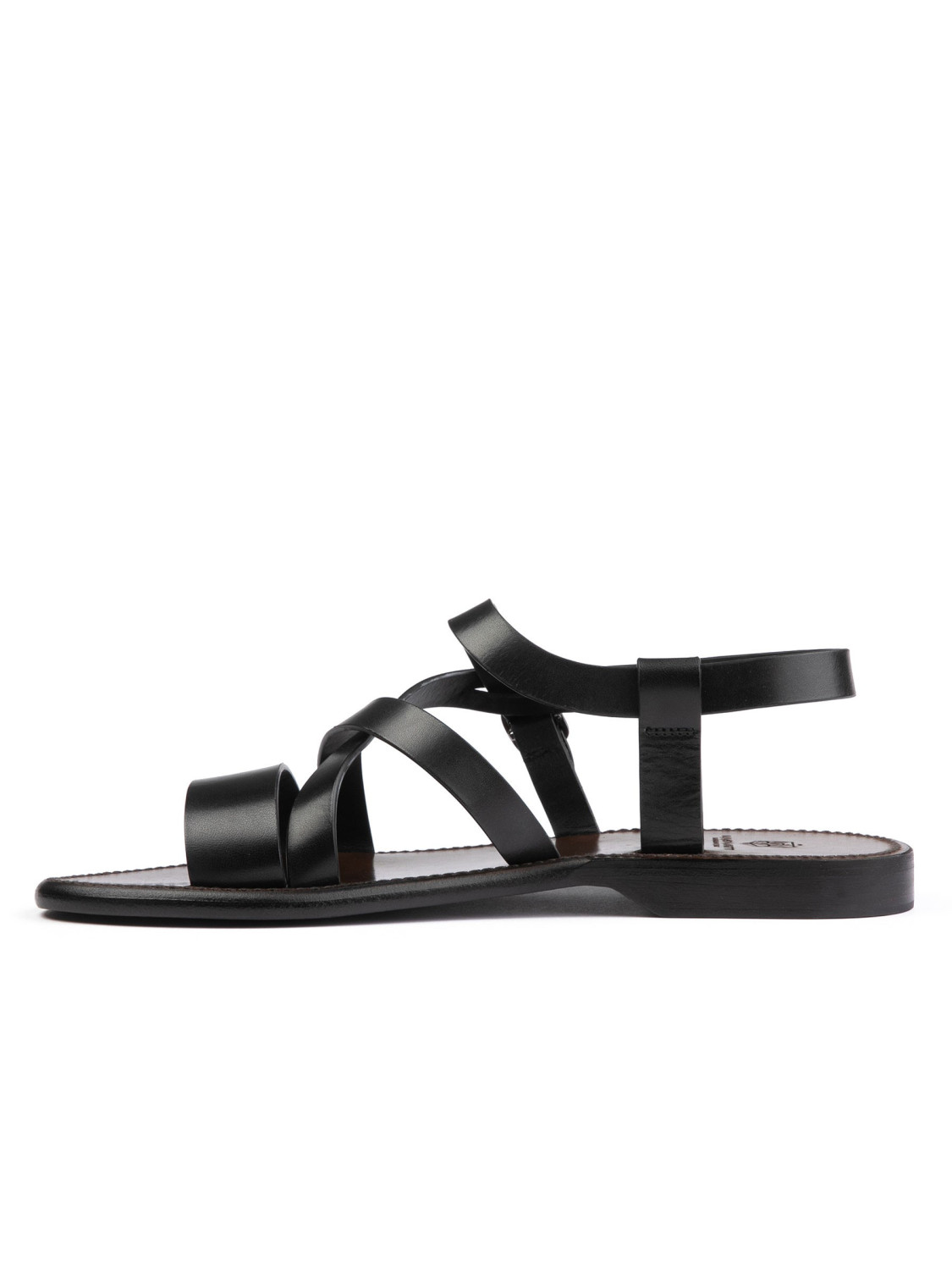 Silvano Sassetti Sandali In Pelle Nera