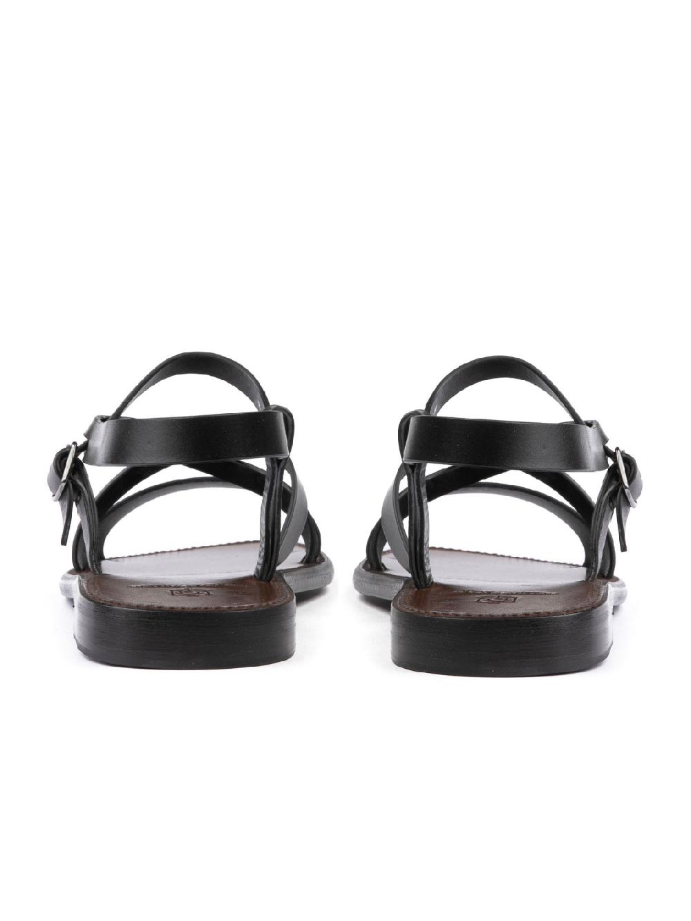 Silvano Sassetti Sandali In Pelle Nera