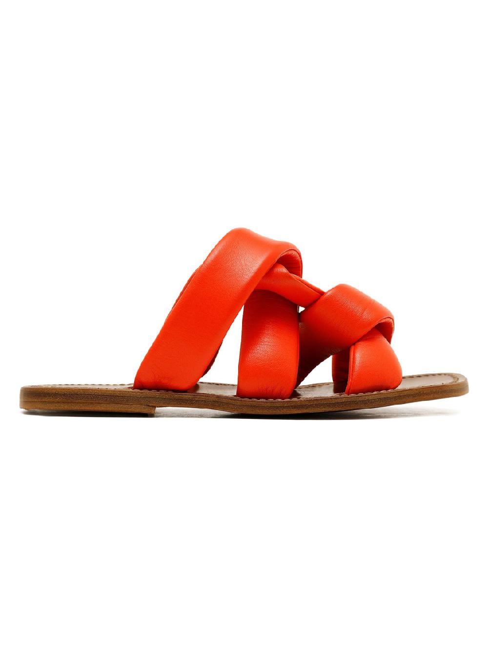 Silvano Sassetti Sandali in pelle rossa
