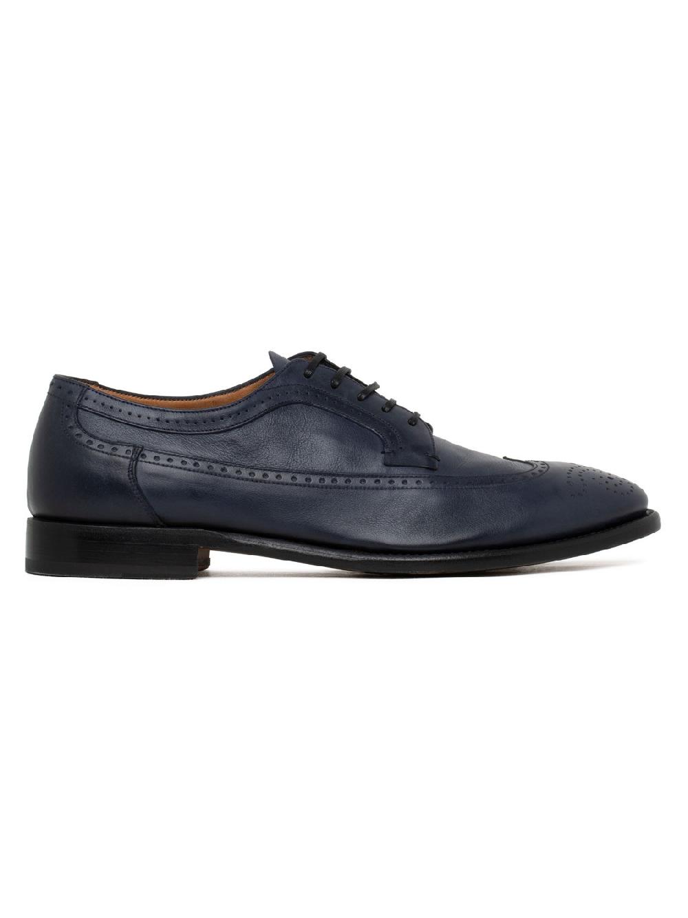 Silvano Sassetti Scarpe Derby in pelle blu