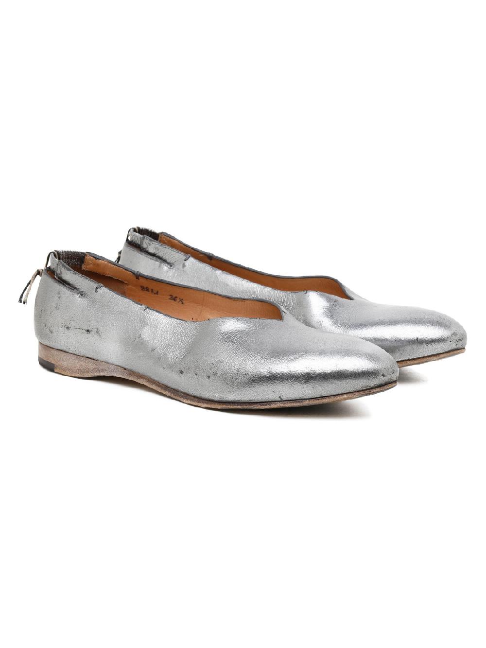 Silvano Sassetti Slippers In Pelle Argentata