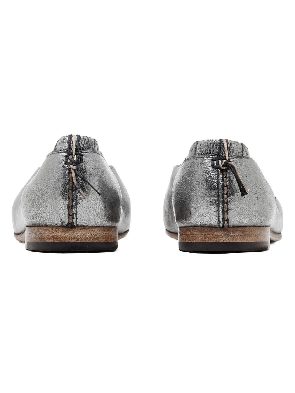 Silvano Sassetti Slippers In Pelle Argentata