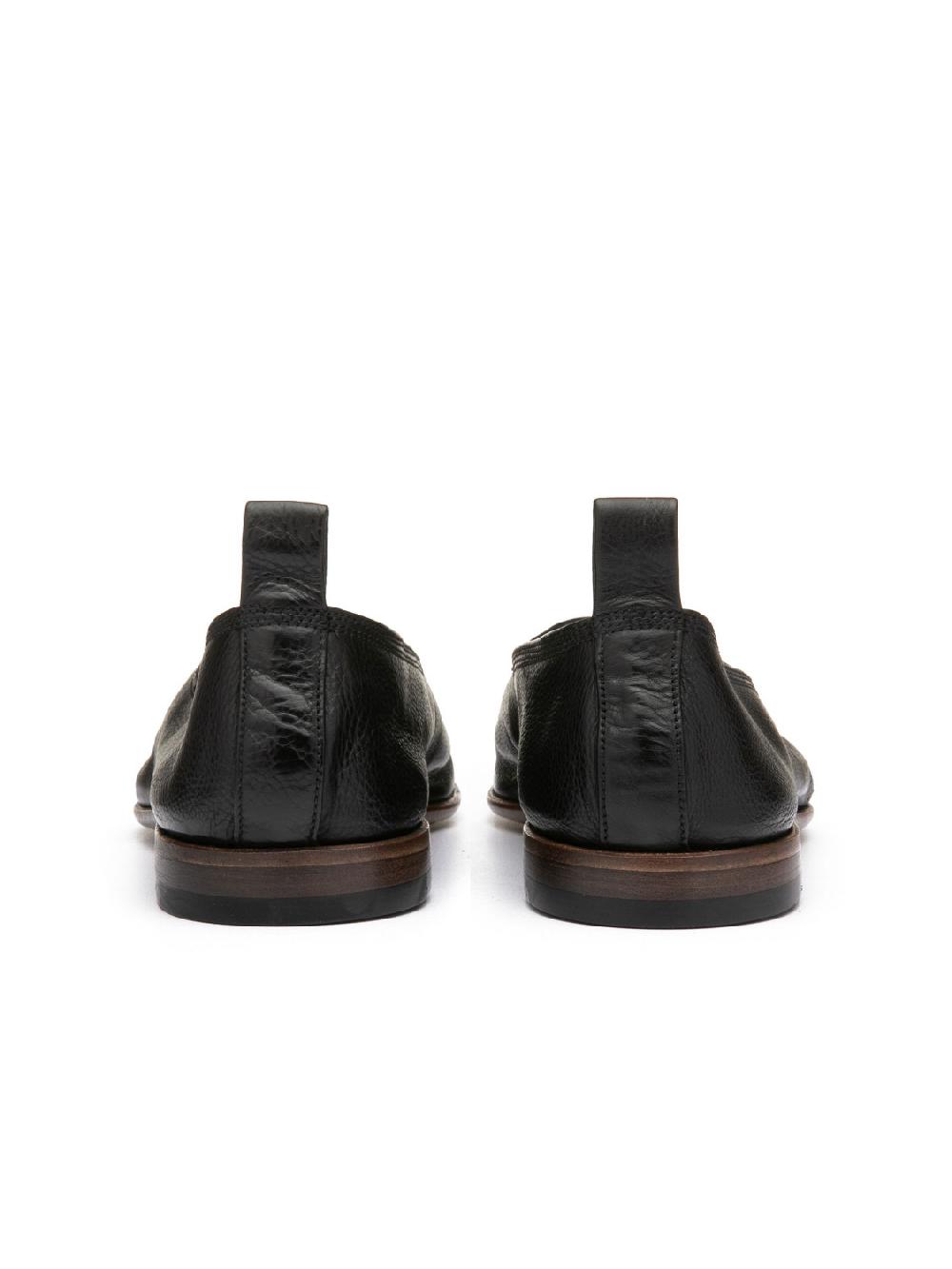 Silvano Sassetti Slippers In Pelle Di Colore Nero