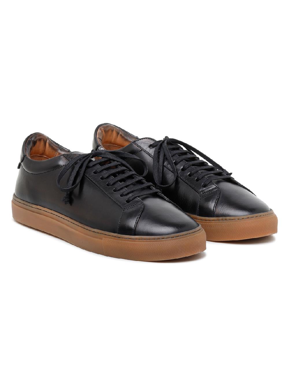 Silvano Sassetti Sneaker Romilly In Pelle Nera