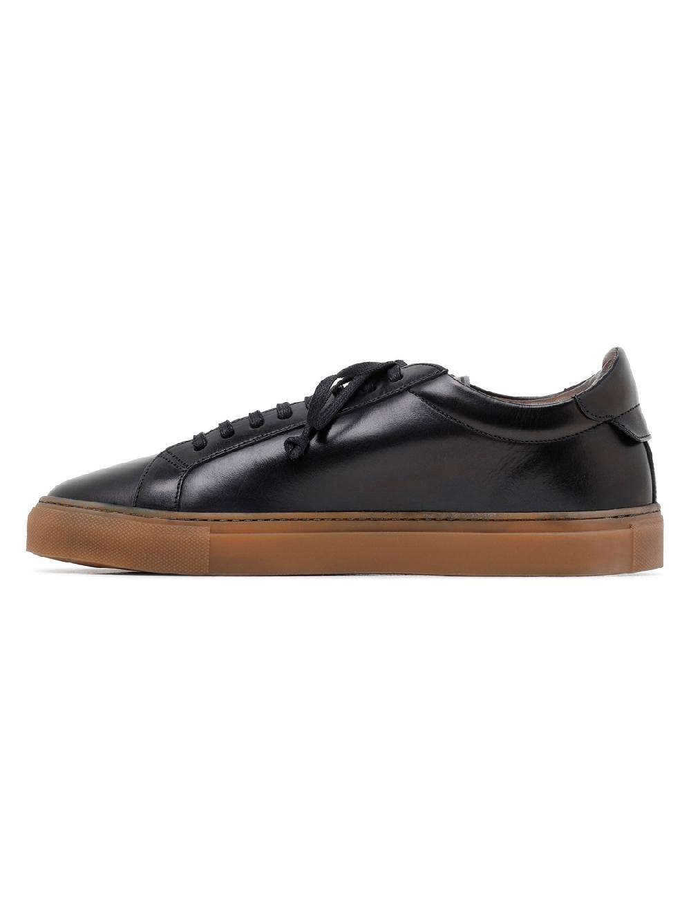 Silvano Sassetti Sneaker Romilly In Pelle Nera