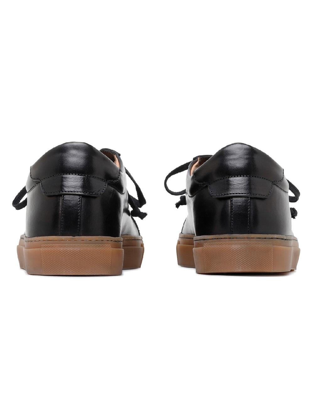 Silvano Sassetti Sneaker Romilly In Pelle Nera