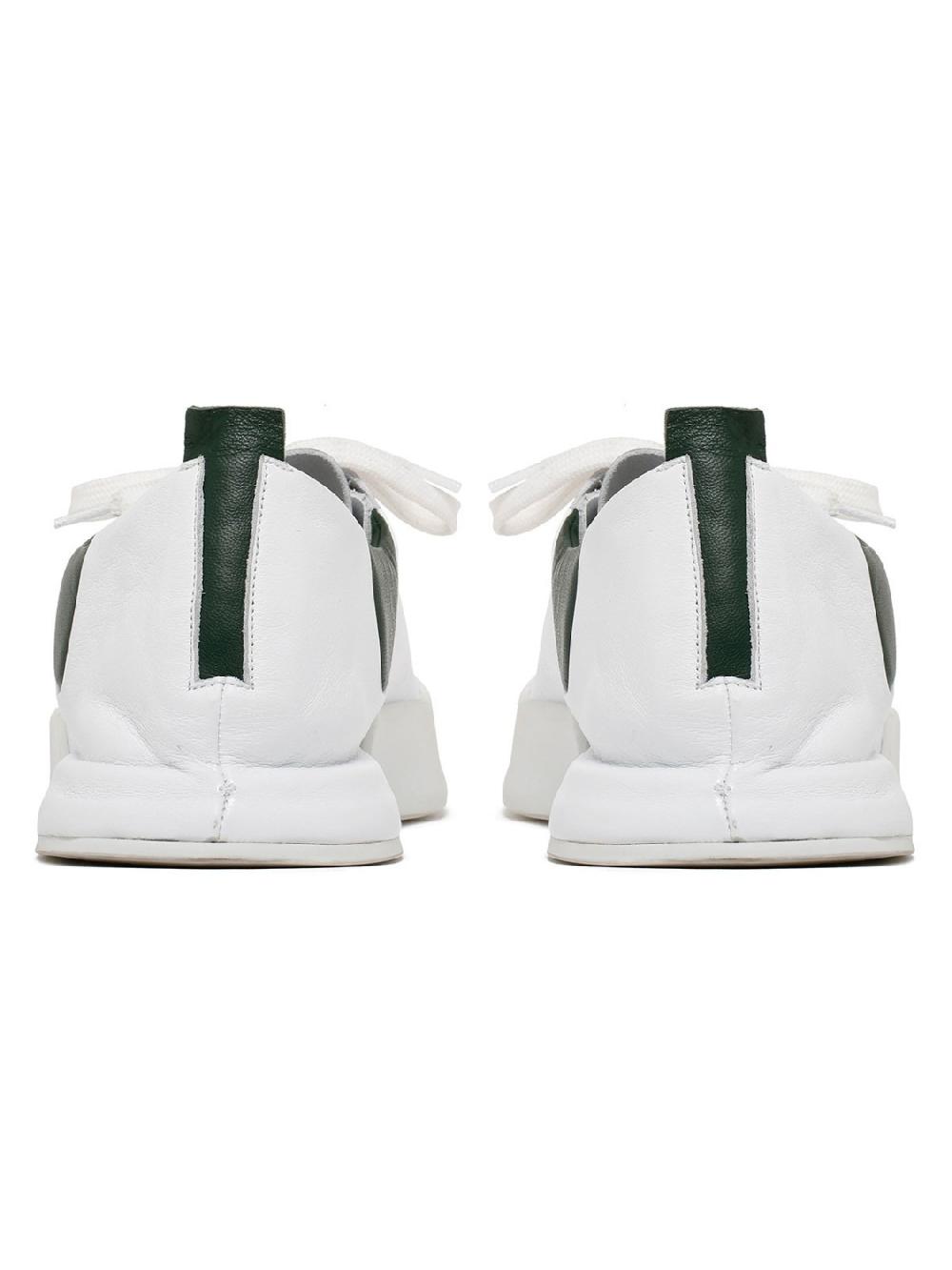 Silvano Sassetti Sneakers Durante Bianco E Verde