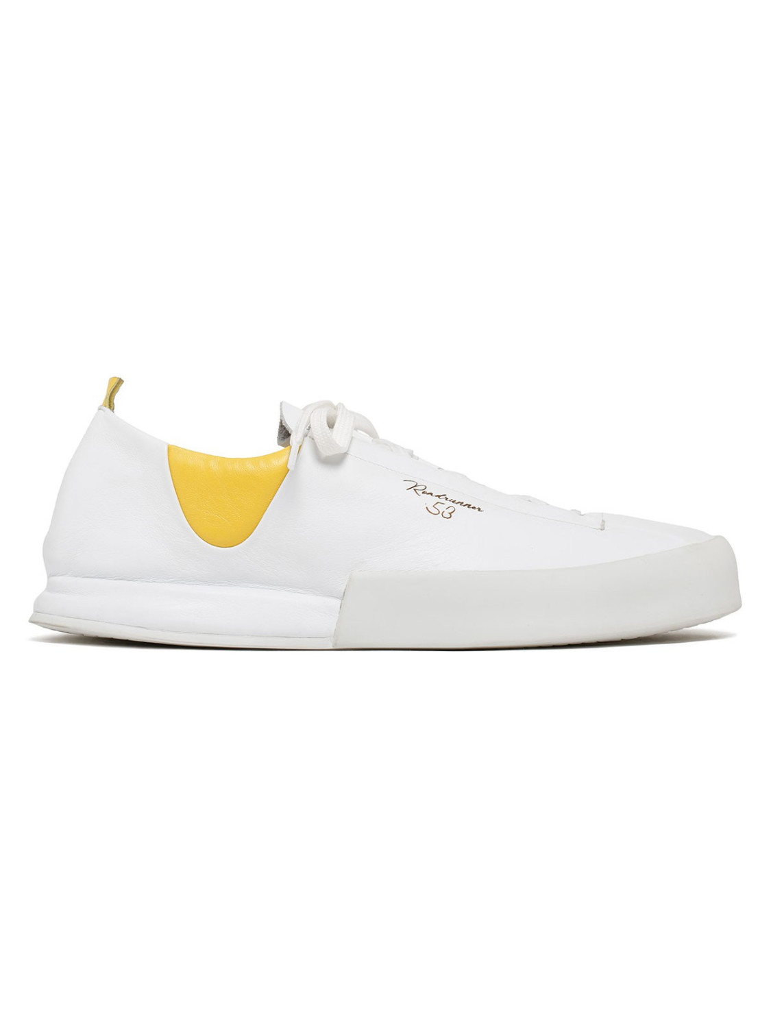 Silvano Sassetti Sneakers Epis bianco e giallo
