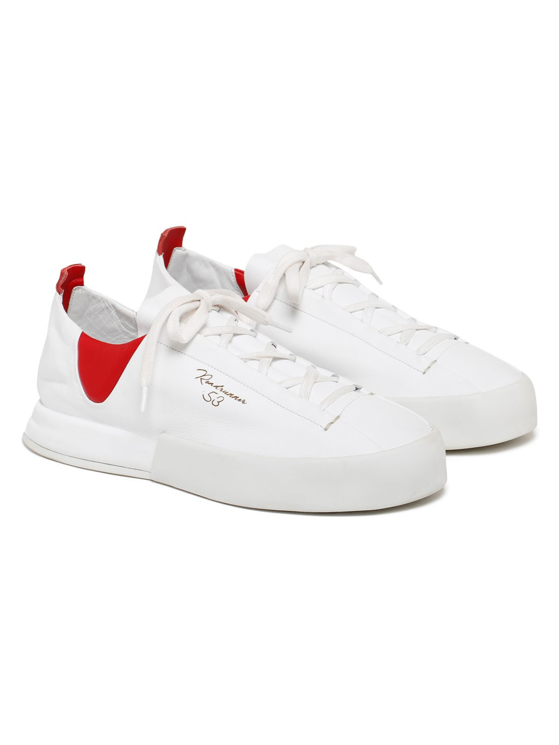 Silvano Sassetti Sneakers Lavelli Bianco E Rosso
