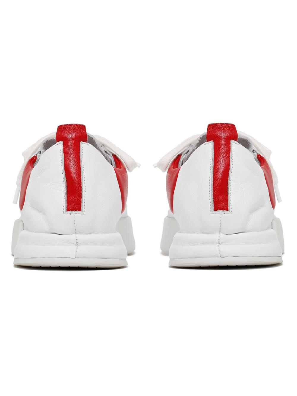 Silvano Sassetti Sneakers Lavelli Bianco E Rosso